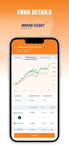 Mirae Asset Mutual Fund Screen 2
