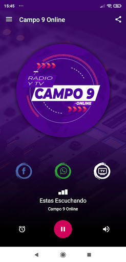 Campo 9 Online - Radio y TV Screen 2