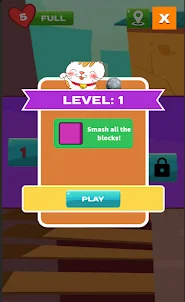 Kitten Smash Blocks Game