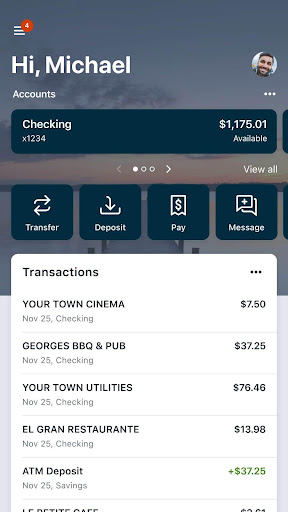 Lakeside Bank Screen 2