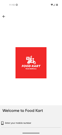 Android application Food Kart screenshort
