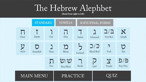 Hebrew Flashcards