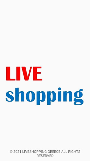 Android application LIVESHOPPING APP screenshort