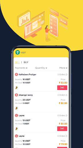 Android application Coin2U screenshort