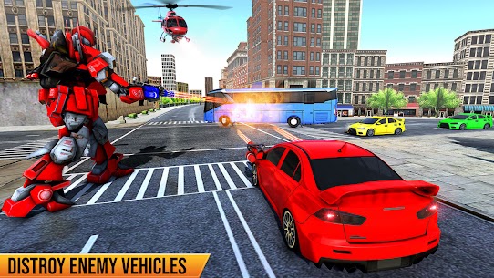 US Car Robot Bus Transform Helicopter Robot Game Mod Apk app for Android 2