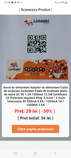 Android application Lichidari Shop screenshort