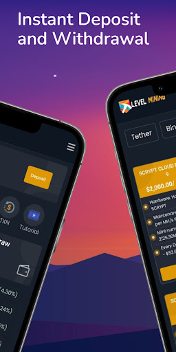 Level Mining - Crypto Mining