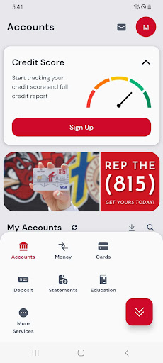 Rock Valley CU Mobile Banking Screen 2