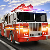 HQ Firefighter Fire Truck Game icon
