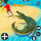 Angry Crocodile Attack Sim 3D icon