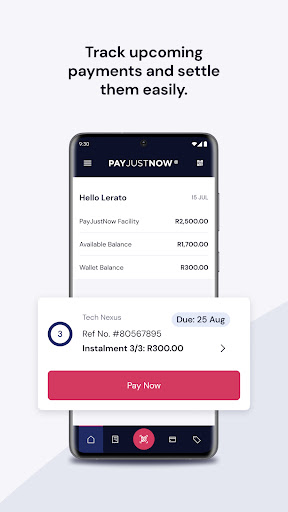 PayJustNow Screen 3