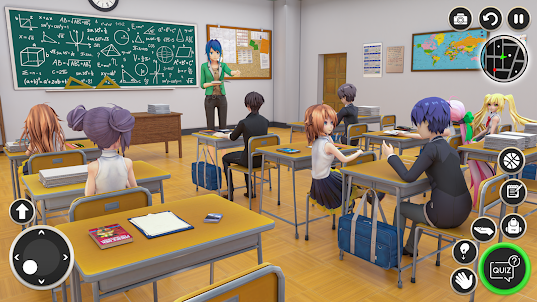 Gadis Sekolah Virtual Sim