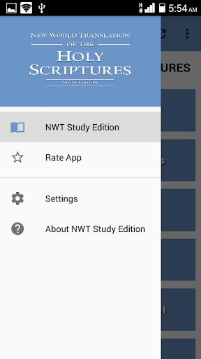 Android application NWT of the Holy Scriptures screenshort