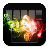 Neon Rasta Keyboard icon