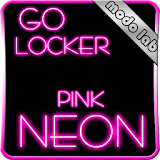 Pink Neon GO Locker theme icon