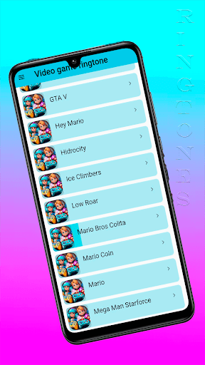 Android application Video Game Ringtone - Sound screenshort