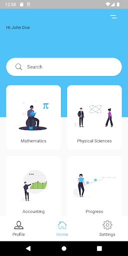 Grade 12 - LearnSA Screen 3