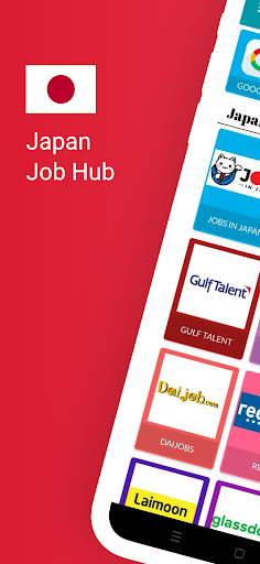 Android application Japan Jobs hub screenshort