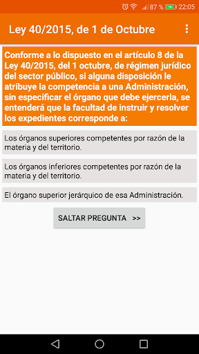 Generador de test Ley 40/2015 Screen 3