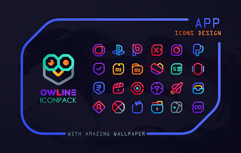 Owline Icon pack Bildschirmfoto