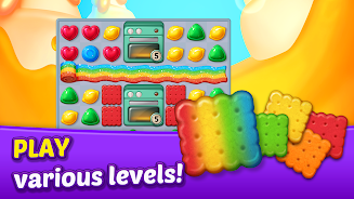 Lollipop Sweet Heroes Match3 screenshot 1
