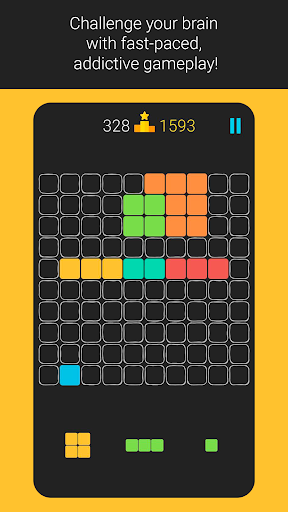 Android application Block Line Up screenshort