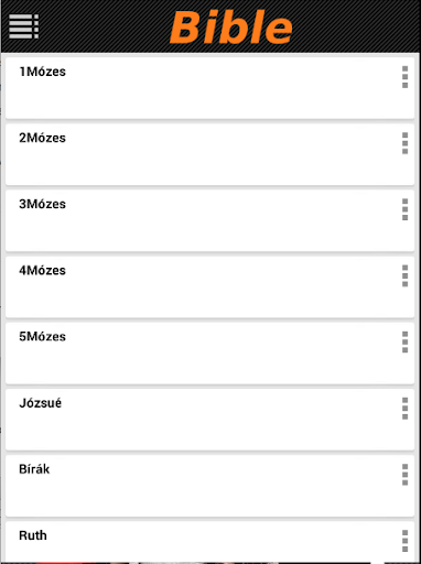 Android application Revised Hungarian Bible(Audio) screenshort