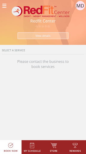 Android application Redfit Center screenshort