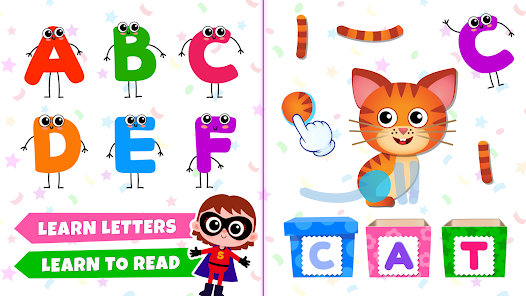 Learn to Read! Bini ABC games! apkmartins screenshots 1