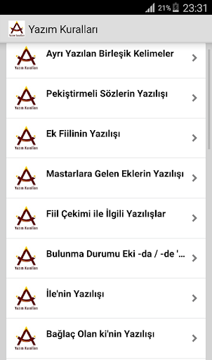 Yazım Kuralları Screen 2