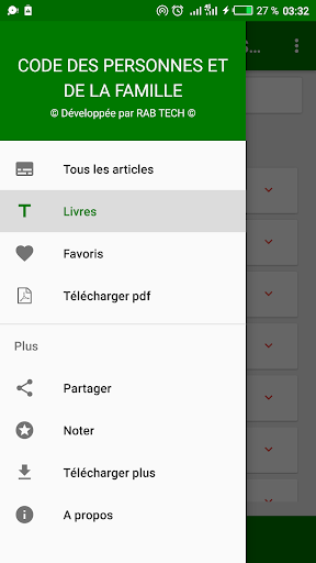 Android application TOSSIN : Code de la famille screenshort