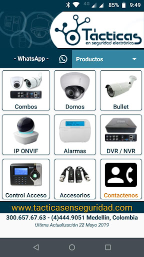 Android application tacticasenseguridad.com screenshort