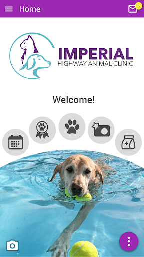 Android application Imperial Hwy Animal Clinic screenshort