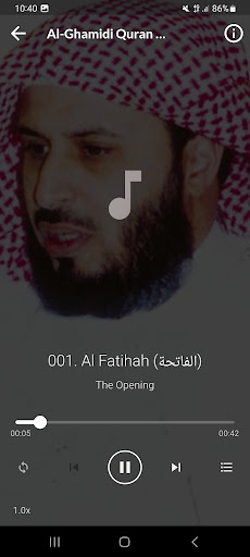 Al Ghamidi Quran MP3 Offline Screen 2