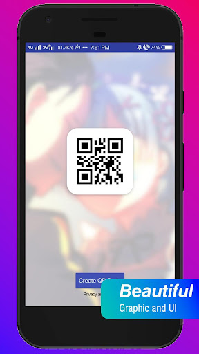 Android application The QR Scanner Pro screenshort