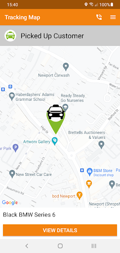 Android application Ultimate Taxis Newport screenshort