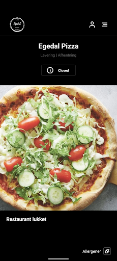 Android application Egedal Pizzaria & Steakhouse screenshort