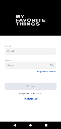 Android application Loja MYFT screenshort