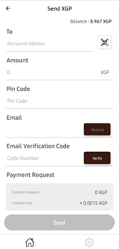 GP WALLET Screen 2