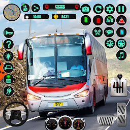 「Euro Coach Bus Driving Games」圖示圖片