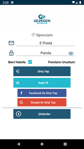 Android application Gezegen Yayıncılık screenshort