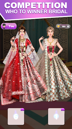 Indian Wedding Bridal Dress up Screen 2