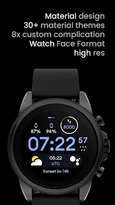 Material 4: Wear OS watch faceのおすすめ画像2