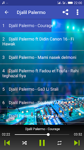 Android application أغاني جليل باليرمو 2024 screenshort