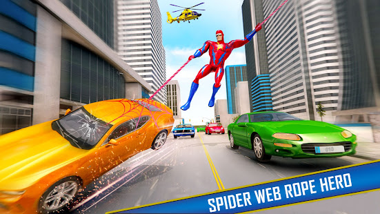 Spider Rope Hero Man Game apkdebit screenshots 3