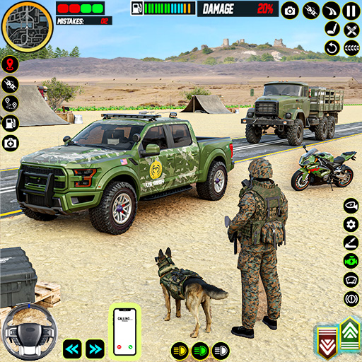 Army Truck Vehicles Transport logo