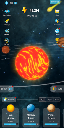 Idle Galaxy-Planet Creator screenshots 13