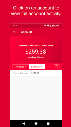 My Bank Business Mobile Screen 3