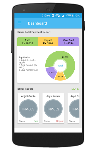 Android application UltraGST Billing Software GST screenshort