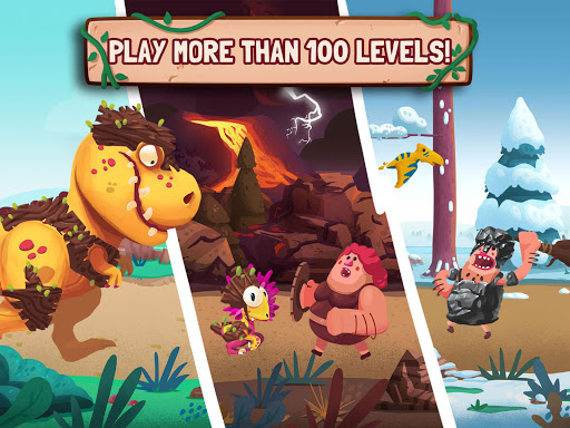 Dino Bash - Khủng long v Cavemen Tower Defense Wars